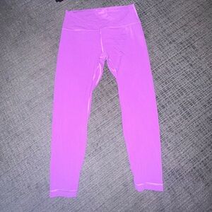 Lululemon Align High Rise Leggings Bright Pink Purple Nulu Yoga Pants Size 12